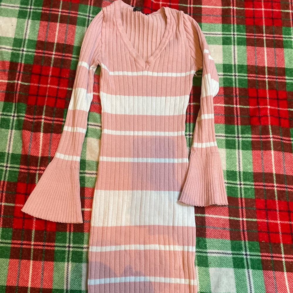 Small pink and white dress